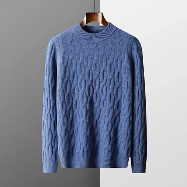 Gianni Jacquard Cashmere Sweater
