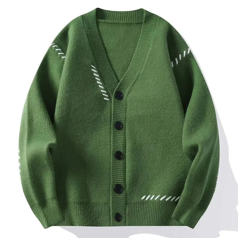 Gregory V-Neck Knitted Cardigan