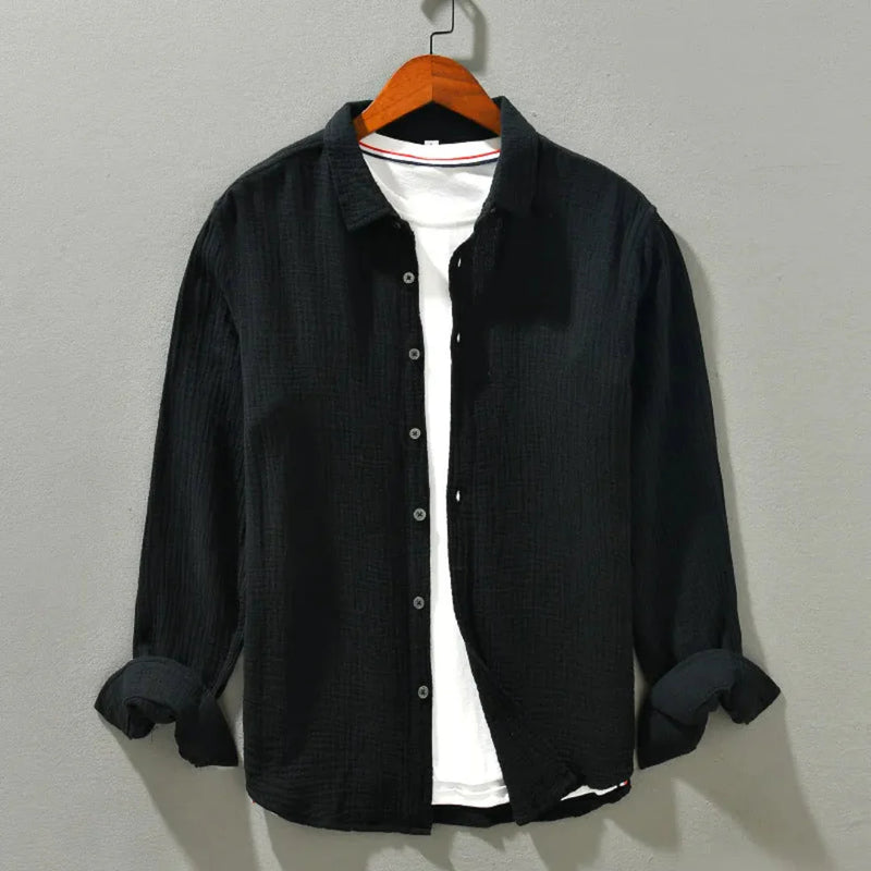 Henry Loose Long Sleeve Shirt
