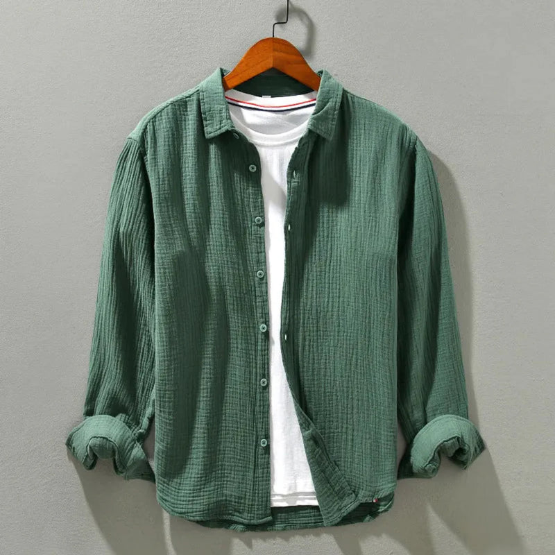 Henry Loose Long Sleeve Shirt