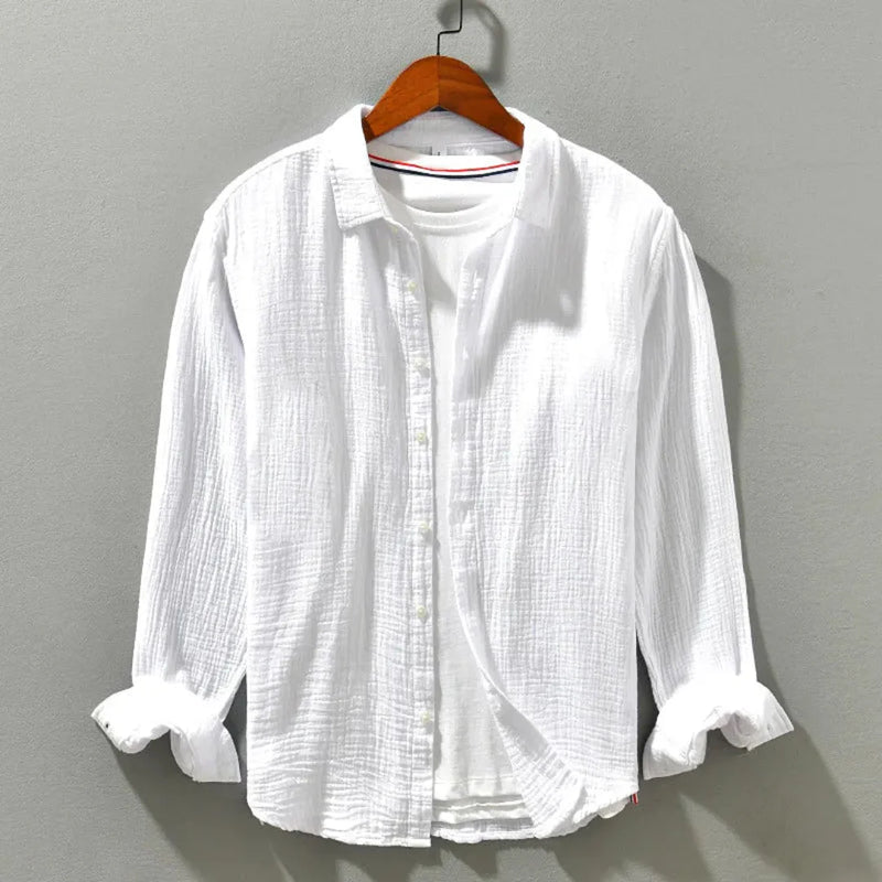 Henry Loose Long Sleeve Shirt