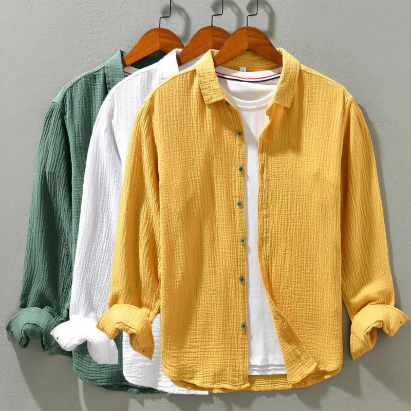 Henry Loose Long Sleeve Shirt