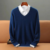 Hugo Mink Cashmere V-Neck Sweater