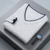 Hugo Mink Cashmere V-Neck Sweater