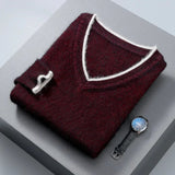 Hugo Mink Cashmere V-Neck Sweater