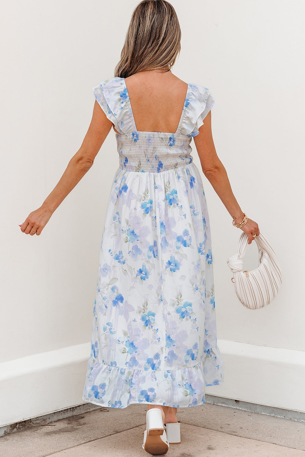 NATALIA BLOOM MIDI DRESS