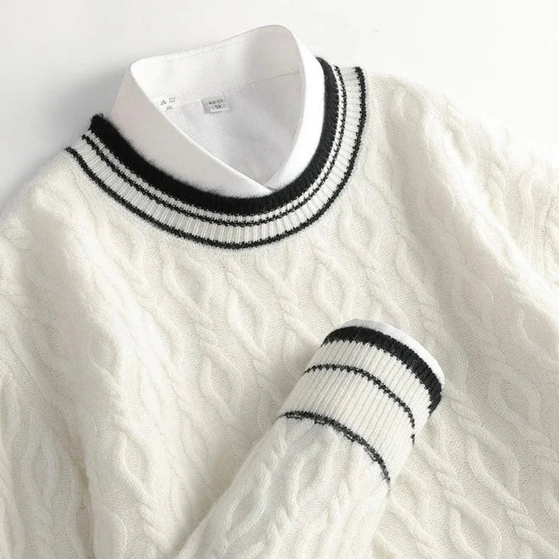 Kylie Cable-Knit Cashmere Sweater
