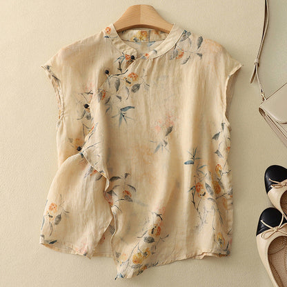 ALIYAH LINEN TOP