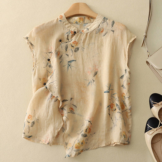 ALIYAH LINEN TOP