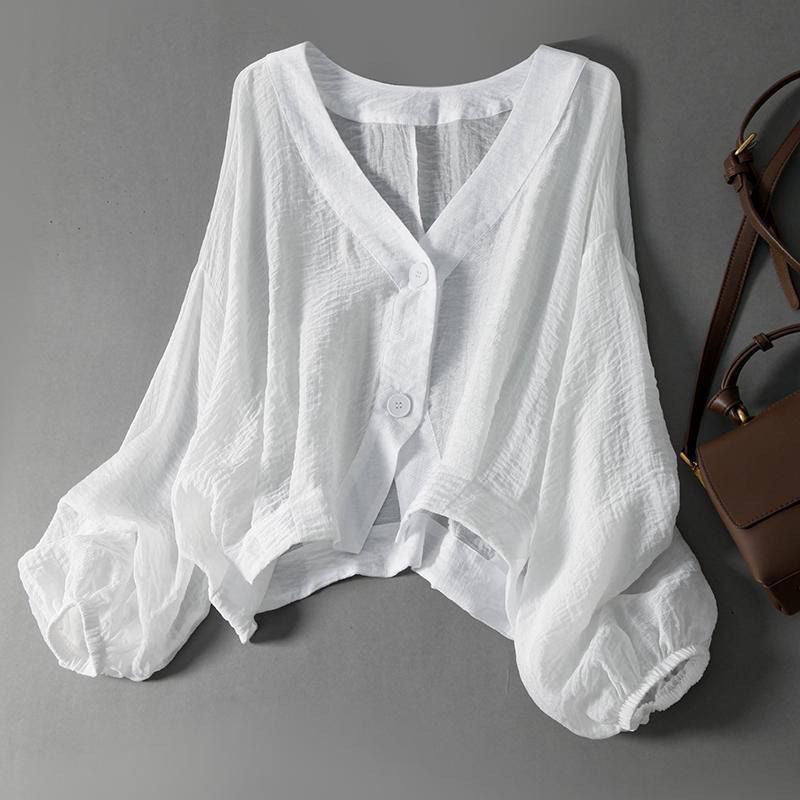ELLANA LINEN BLOUSE