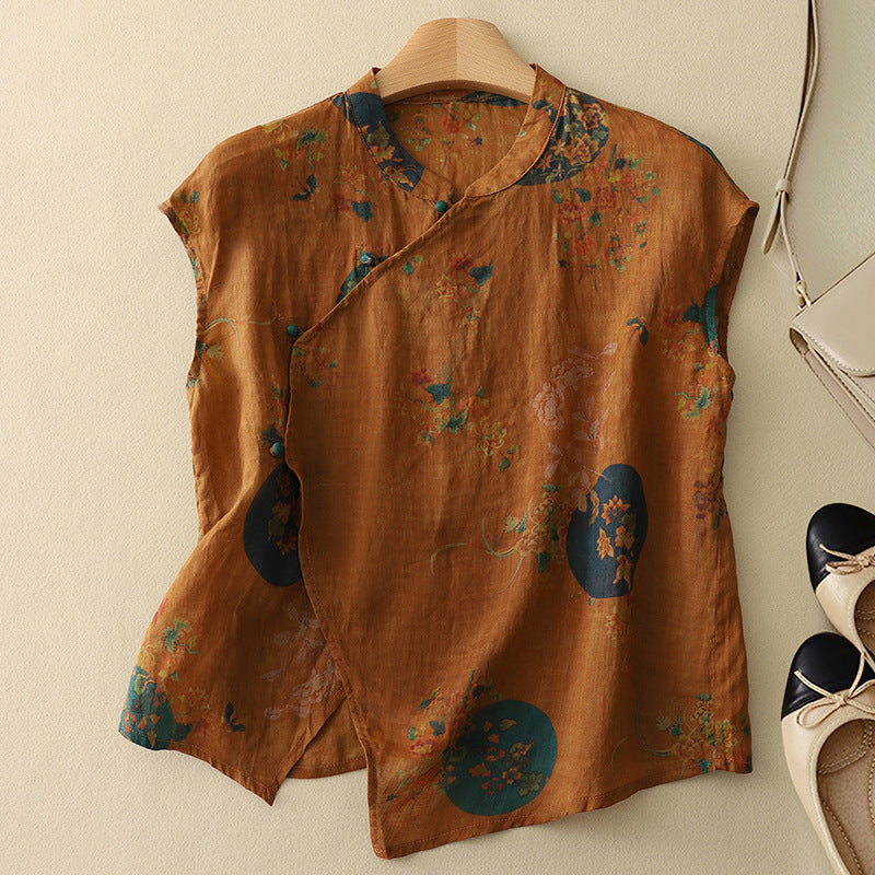 ALIYAH LINEN TOP