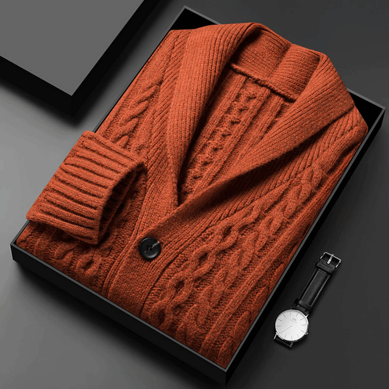 Marcus Reverie Jacquard Knit Cardigan