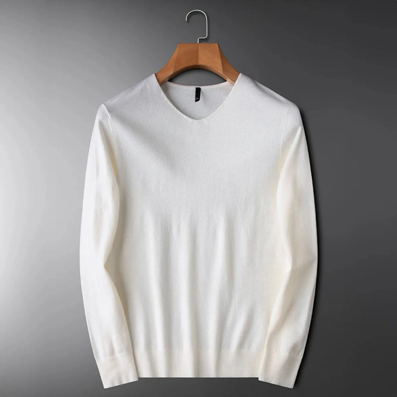 Myles Cashmere V-Neck Sweater