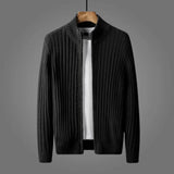 Noel Ribbed Knitted Cardigan