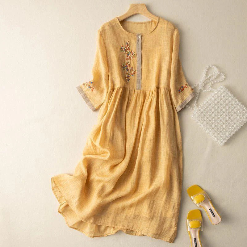 SOFIANA LINEN DRESS