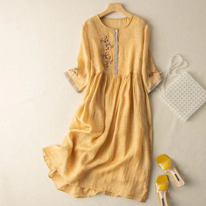 SOFIANA LINEN DRESS
