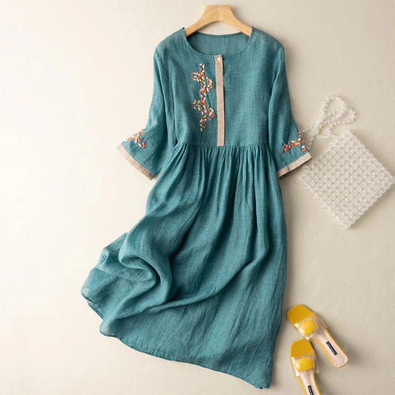SOFIANA LINEN DRESS