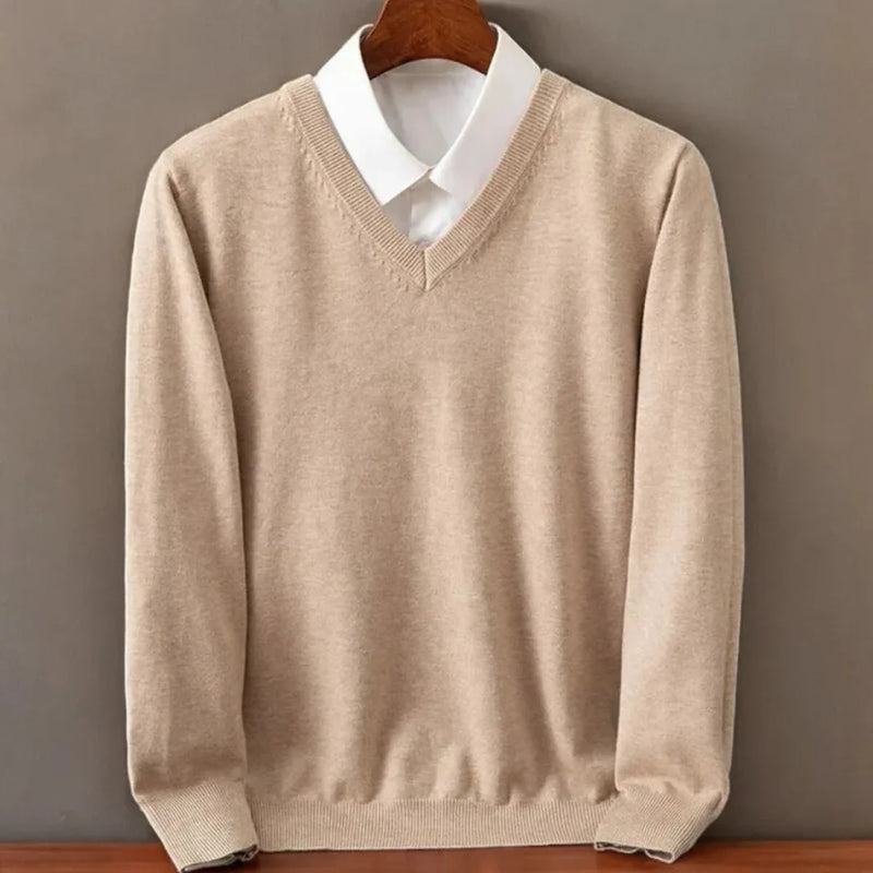 Orlando Cashmere V-Neck Sweater