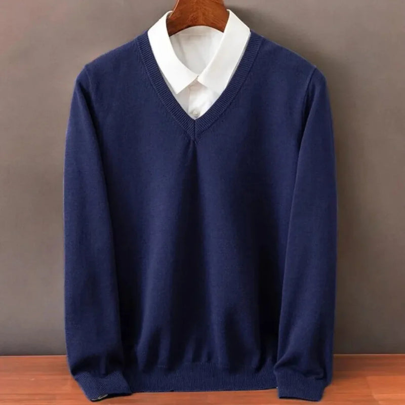 Orlando Cashmere V-Neck Sweater