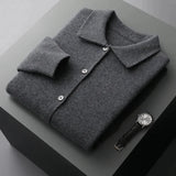 Riley Button-Up Wool Cardigan