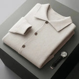 Riley Button-Up Wool Cardigan