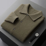 Riley Button-Up Wool Cardigan