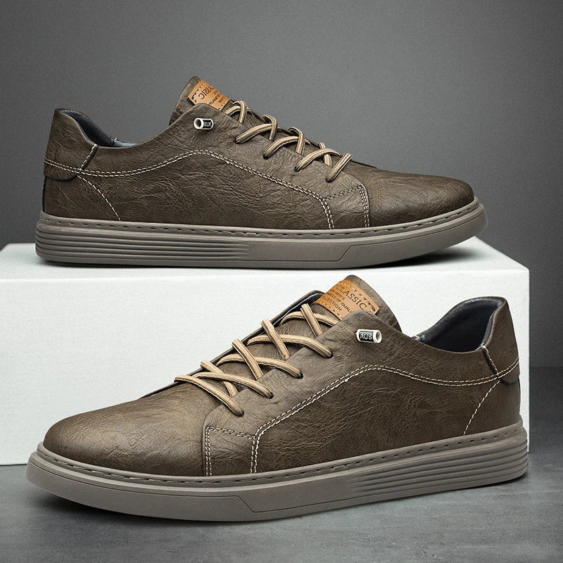 ARTHUR LEATHER TRAINERS