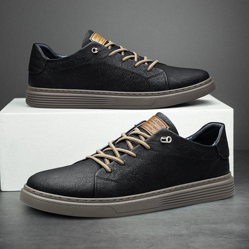 ARTHUR LEATHER TRAINERS