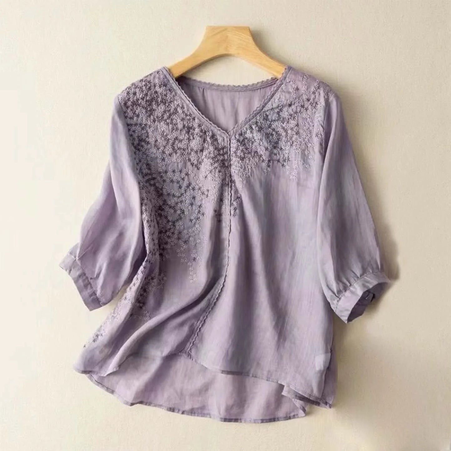 ANITA LINEN BLOUSE