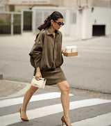 VALERIA - Virale Lederjacke