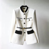 Sadie Tweed Belted Blazer