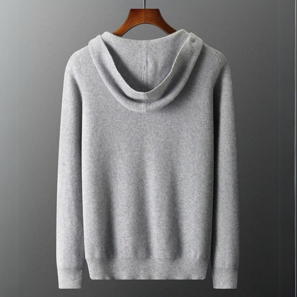 Silas Zip Cashmere Cardigan