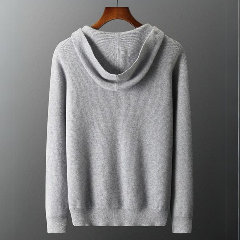 Silas Zip Cashmere Cardigan