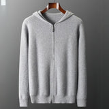 Silas Zip Cashmere Cardigan