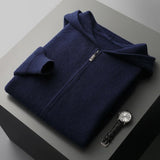 Silas Zip Cashmere Cardigan