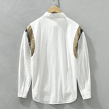 Tristan Colorblock Cotton Long Sleeve Shirt