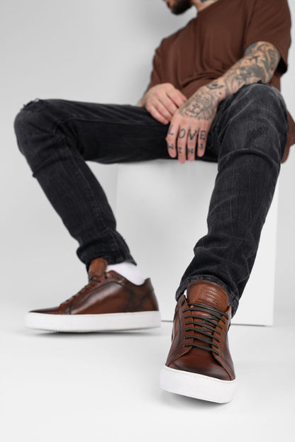 DIMAROA COCOA-BROWN SNEAKERS