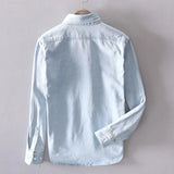 Valiant Pure Cotton Denim Long-Sleeve Shirt