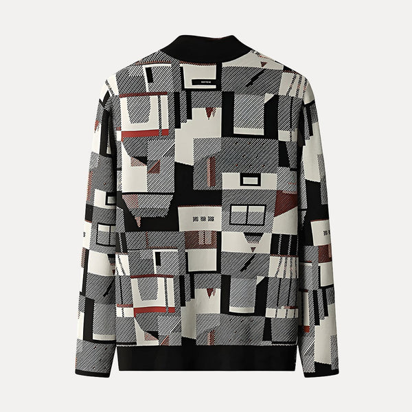 Varese Patchwork Knit Cardigan