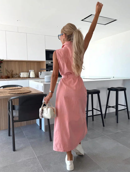 LANGES DENIMKLEID LOUISA