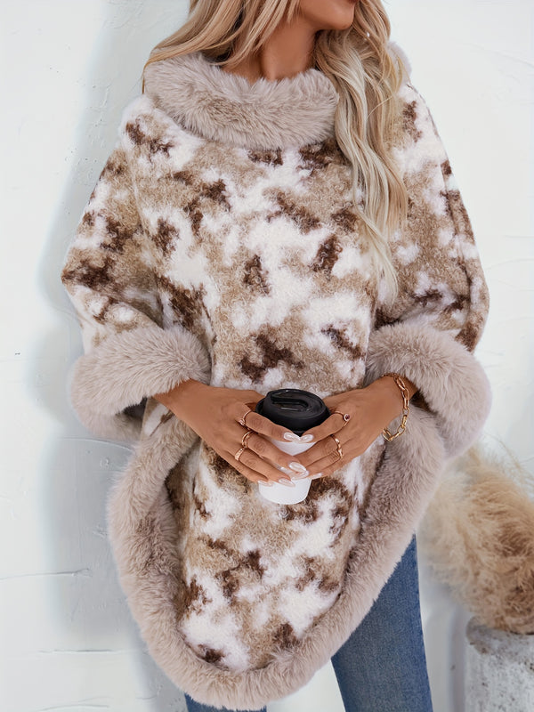 DMA Cozy Faux Fur Cape