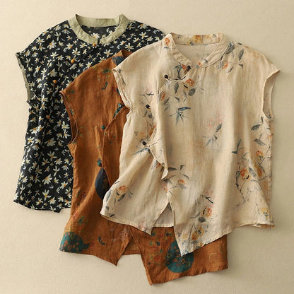 ALIYAH LINEN TOP