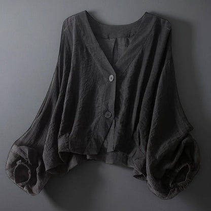 ELLANA LINEN BLOUSE