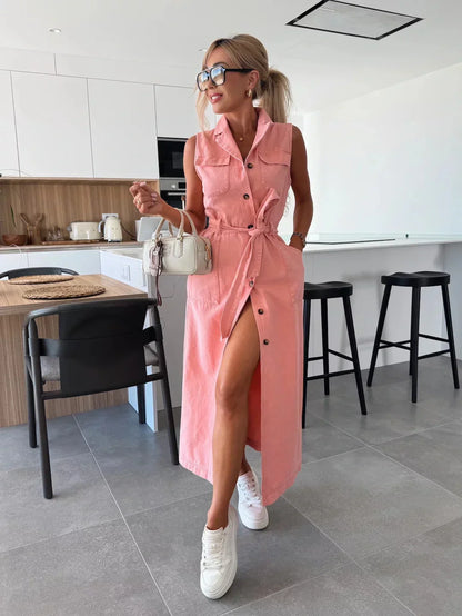 LANGES DENIMKLEID LOUISA