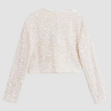 Lucille Sequin Bow Blazer