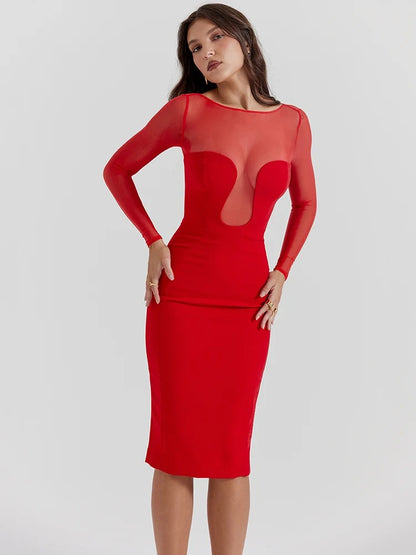 KIMAYA Sleek Silhouette Dress