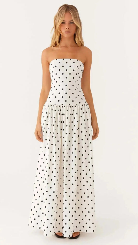 ALESSIA STRAPLESS MAXI DRESS