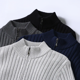 Aurelian Ribbed Zip Cardigan